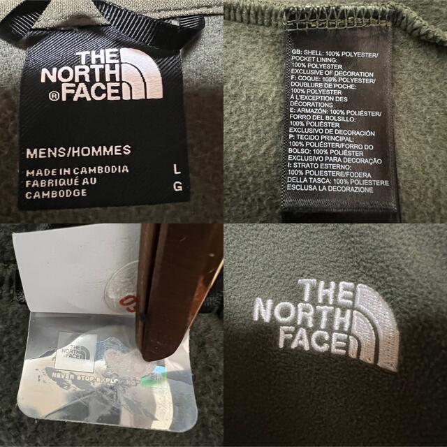 THE NORTH FACE フリース フルジップ 刺繍ロゴ メンズ L 8