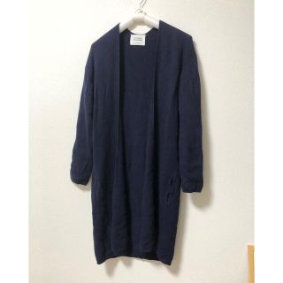 ユナイテッドアローズ シルク入り 紺 ロングワンピース+ロング ...