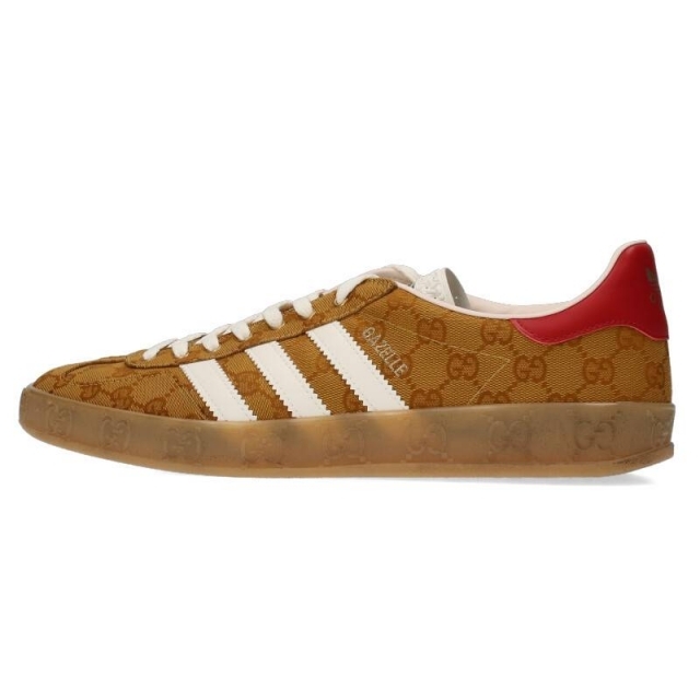 在庫処分 グッチ ×アディダス/adidas GAZELLE/グッチ 707868 UWV20 ...