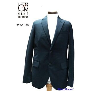 ナノユニバース(nano・universe)のナノユニバース× SATO TAILOR テーラードジャケット　46 ブラック(テーラードジャケット)