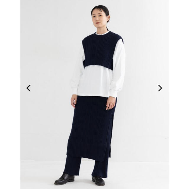 HYKE - 新品タグ付き HYKE WIDE RIBBED CROPPED VESTの通販 by ぽむりん/プロフ読んでください's