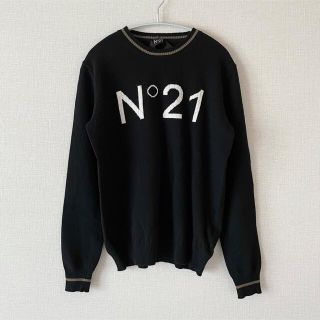 ヌメロヴェントゥーノ(N°21)の【美品♡】N°21 ヌメロヴェントゥーノ　ニット　ブラック(ニット/セーター)