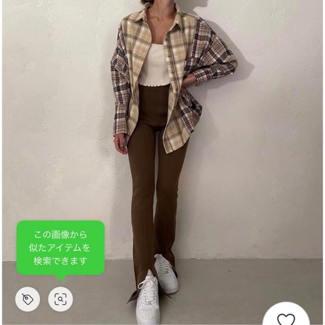 ALEXIA STAM(アリシアスタン)のPlaid Oversized Shirt/プレイドオーバーサイズシャツ レディースのトップス(シャツ/ブラウス(長袖/七分))の商品写真