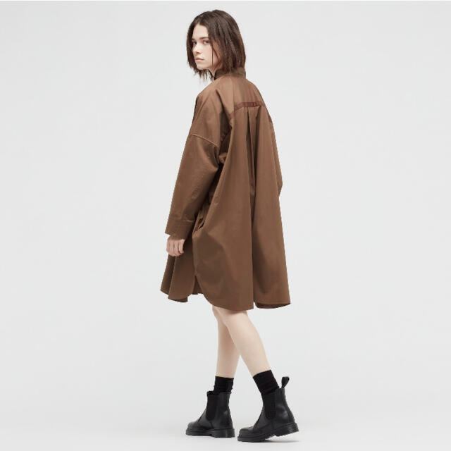 UNIQLO - UNIQLO ドルマンスリーブシャツワンピース Sサイズの通販 by