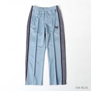 Needles - needles トラックパンツ ストレート サックスブルー Lの通販