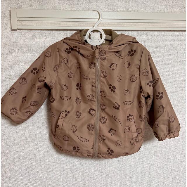 PEANUTS(ピーナッツ)のスヌーピー アウター90 キッズ/ベビー/マタニティのキッズ服女の子用(90cm~)(ジャケット/上着)の商品写真