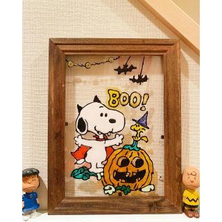 ハロウィン　グラスデコ ☆ハンドメイド(インテリア雑貨)