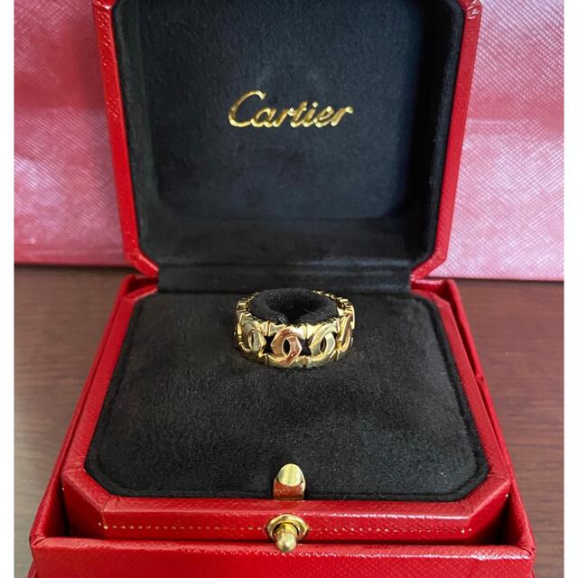 Cartier(カルティエ)のお値下げ❣️レア❣️ カルティエ　アントルラセ　YG750  希少サイズ　59 レディースのアクセサリー(リング(指輪))の商品写真