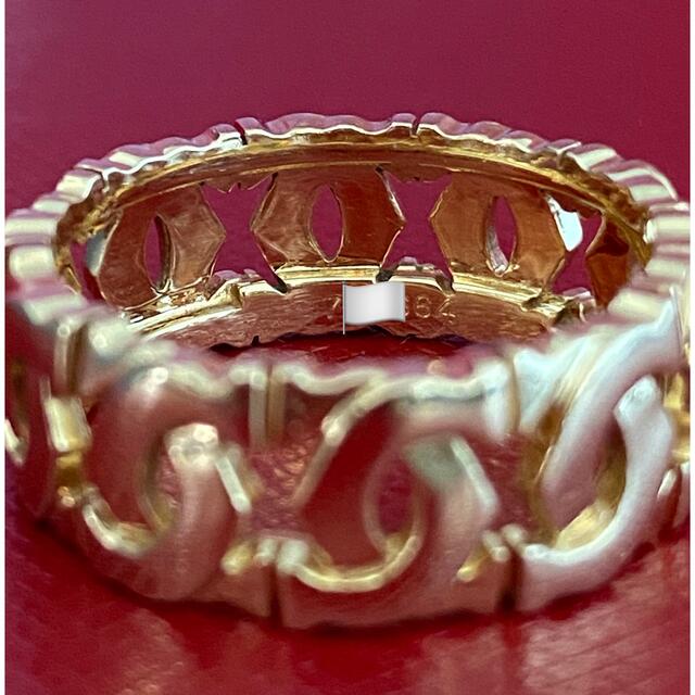 Cartier(カルティエ)のお値下げ❣️レア❣️ カルティエ　アントルラセ　YG750  希少サイズ　59 レディースのアクセサリー(リング(指輪))の商品写真