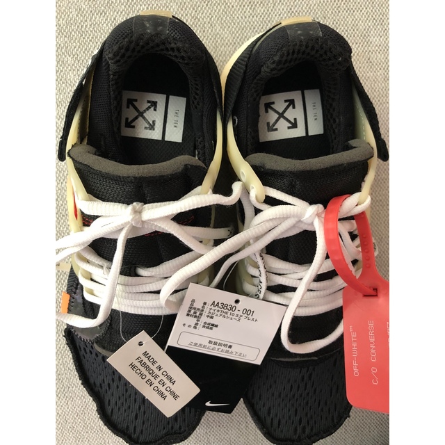 OFF-WHITE(オフホワイト)のナイキ THE TEN NIKE×Off-White プレスト 26cm メンズの靴/シューズ(スニーカー)の商品写真