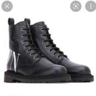 ヴァレンティノ(VALENTINO)のVALENTINO VLTN コンバットブーツ 36ハーフ(ブーツ)