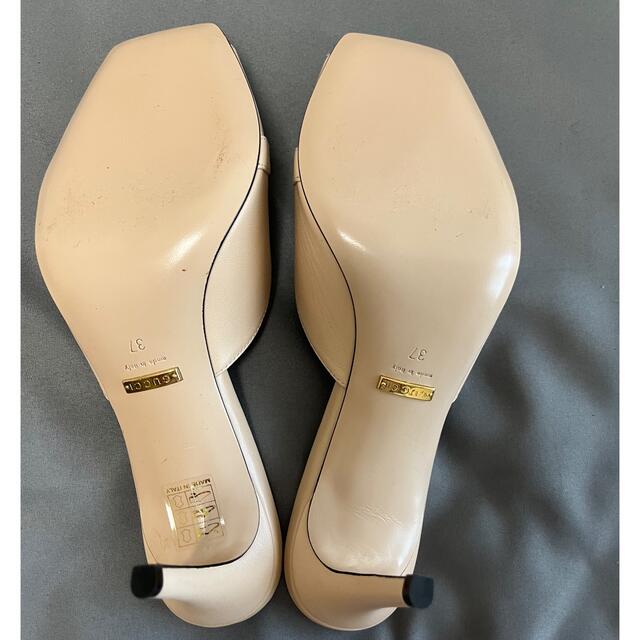 ☆新品☆GUCCI★20/21秋冬】MID-HEEL SLIDE W CHAIN レディースの靴/シューズ(サンダル)の商品写真