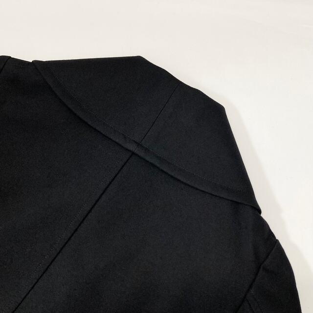 トリコ コムデギャルソン 20AW ビックカラー ダブルブレストコート 黒S ...