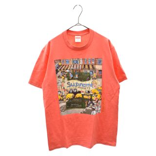 シュプリーム(Supreme)のSUPREME シュプリーム 22SS Manhattan Tee マンハッタンフロントフォトプリント半袖Tシャツ ピンク(Tシャツ/カットソー(半袖/袖なし))