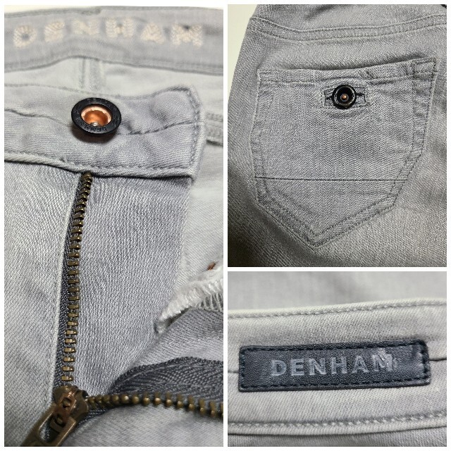 DENHAM デンハム SKINNY+ IGS W28 グレー レディース 7