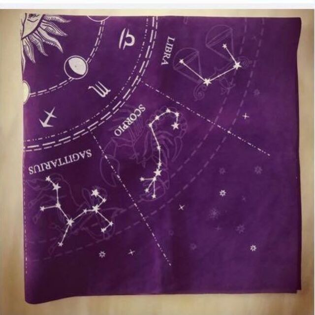 タロットカード 紫クロスセット うさぎ兎 月 占い 占星術 オラクル ルナラパン 通販