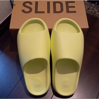 アディダス(adidas)のAdidas YEEZY Slide Glow Green 28.5cm(サンダル)