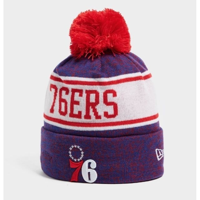 NEW ERA(ニューエラー)の【新品】ニューエラ NBA フィラデルフィア 76ers ビーニーキャップ メンズの帽子(ニット帽/ビーニー)の商品写真