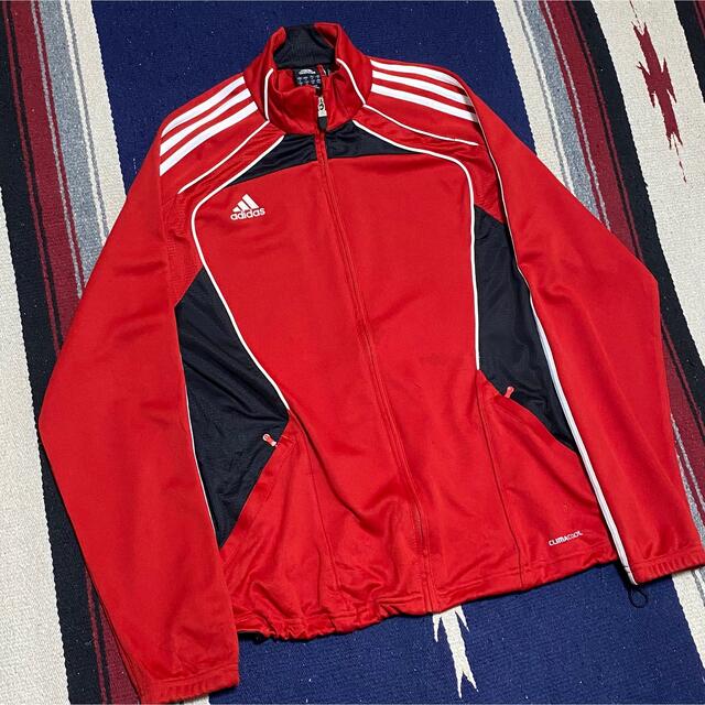 adidas(アディダス)の90s 古着 アディダス トラックジャケット ジャージ 刺繍ロゴ ゆるだぼ メンズのトップス(ジャージ)の商品写真