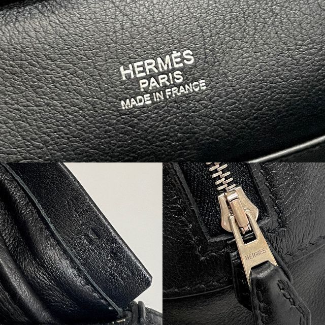 Hermes HERMES エルメス プリュムエラン ヴォースイフト ブラック