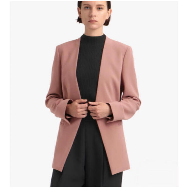 Theory 21aw ネックノーカラージャケット-