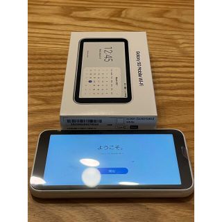 ギャラクシー(Galaxy)のGalaxy 5G Mobile Wi-Fi SCR01SUW(その他)