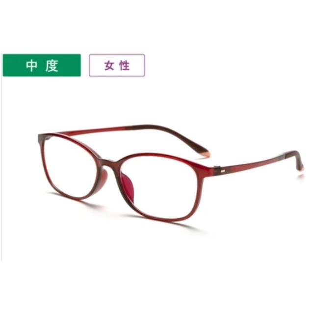 定価【新品未開封】ピントグラス　老眼鏡　シニアグラス　中度レンズ　PG707-RE
