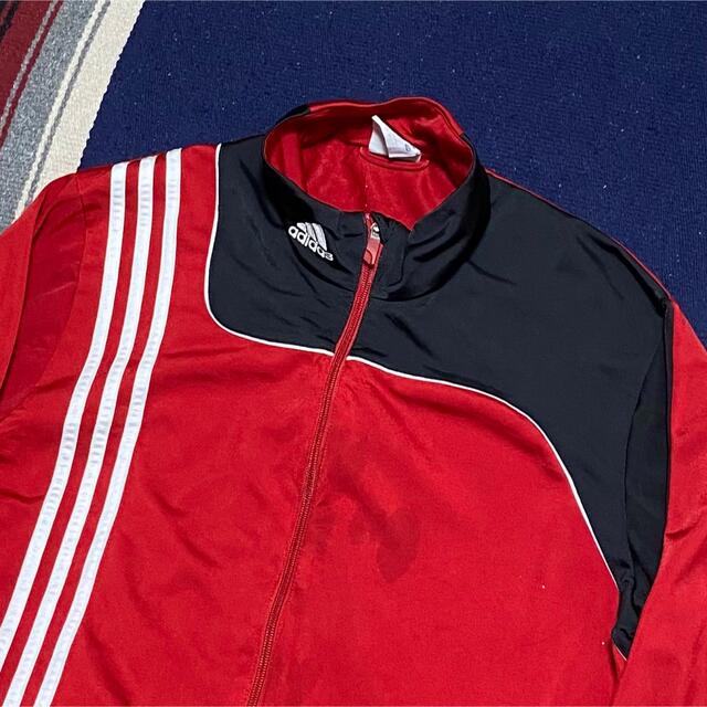 adidas(アディダス)の90s 古着 アディダス トラックジャケット ジャージ 刺繍ロゴ ゆるだぼ メンズのトップス(ジャージ)の商品写真