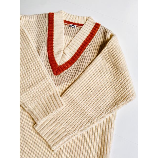 ＜H＞RIB TILDEN KNIT PULLOVER/ニット