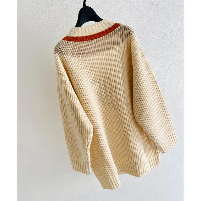 ＜H＞RIB TILDEN KNIT PULLOVER/ニット