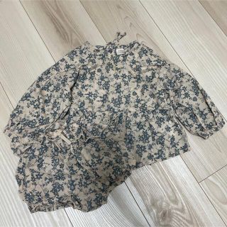 フタフタ(futafuta)のテータテート　小花柄　トップスとブルマセット(Tシャツ/カットソー)