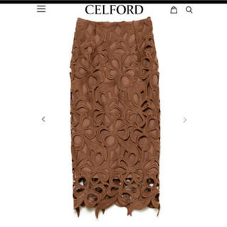 セルフォード(CELFORD)のなお様専用出品　CELFORD 限定リバイバルリボンレーススカート  MOC(ひざ丈スカート)