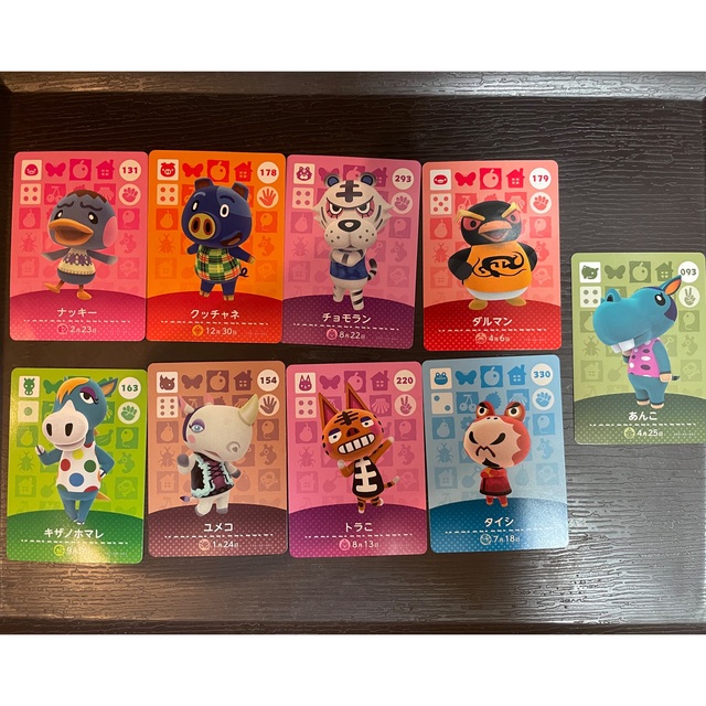 ⭐️あつまれどうぶつの森amiiboカード9枚セット⭐️美品 | フリマアプリ ラクマ