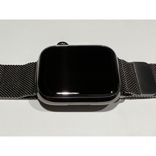 Apple Watch(アップルウォッチ)のApple watch series7 45mm グラファイトS＋ミラネーゼ メンズの時計(腕時計(デジタル))の商品写真