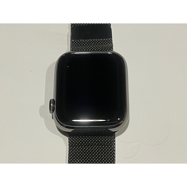 Apple Watch(アップルウォッチ)のApple watch series7 45mm グラファイトS＋ミラネーゼ メンズの時計(腕時計(デジタル))の商品写真