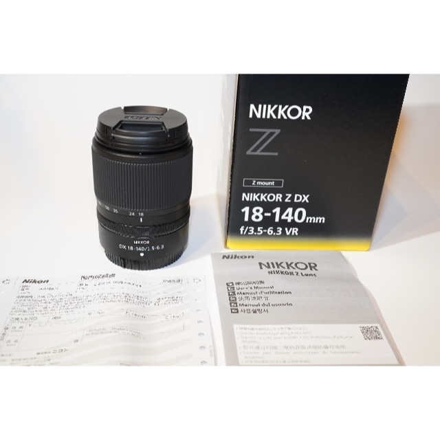 Nikon(ニコン)の【純正】Nikkor Z DX 18-140mm f/3.5-6.3 VR 美品 スマホ/家電/カメラのカメラ(レンズ(ズーム))の商品写真