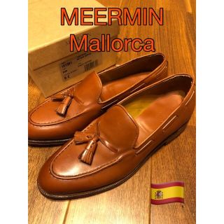 美品) MEERMIN メルミン タッセルローファーUK8.0