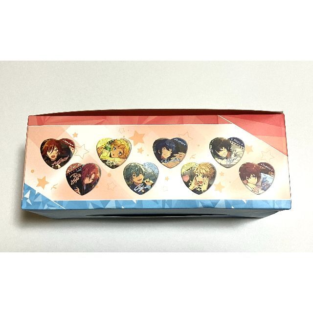 あんスタ 中国 宝石心晴 ハート缶バッジ B box 朔間凛月 逆先夏目 あんスタ 中国 宝石心晴 ハート缶バッジ B box 朔間凛月 逆先夏目