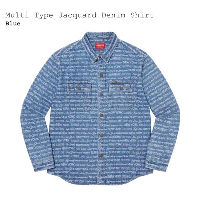 Supreme Multi Type Jacquard Denim Shirt