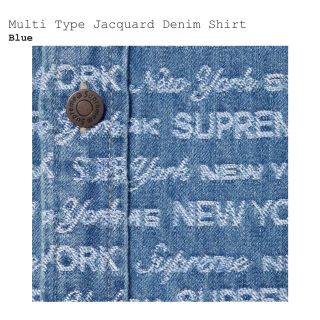 Supreme - Supreme Multi Type Jacquard Denim Shirtの通販 by honey's