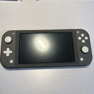 ニンテンドースイッチ(Nintendo Switch)のNintendo switch lite 本体　GRAY グレー　スイッチライト(携帯用ゲーム機本体)