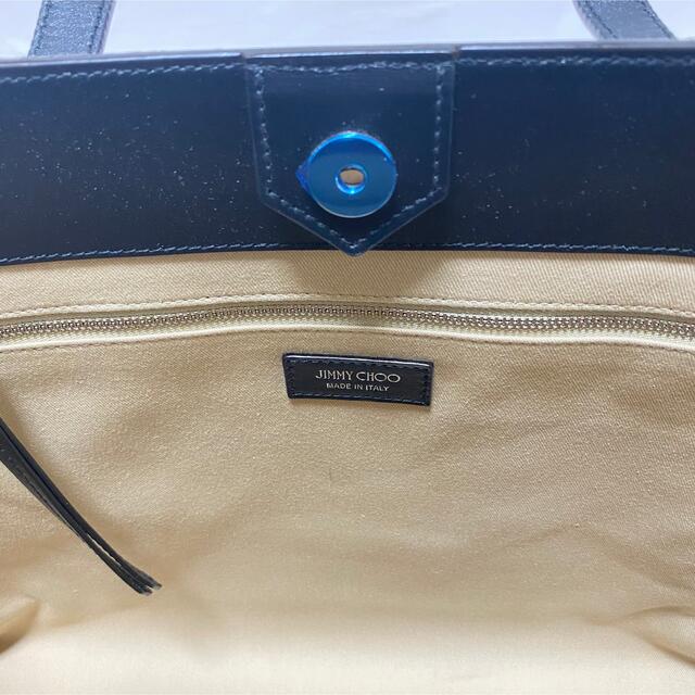 JIMMY CHOO(ジミーチュウ)の【新品】Jimmy Choo CANVAS LOGOトートバッグ レディースのバッグ(トートバッグ)の商品写真