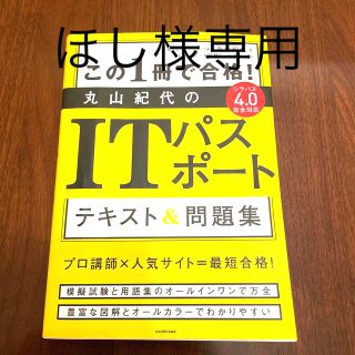 この１冊で合格！丸山紀代のＩＴパスポートテキスト＆問題集(資格/検定)