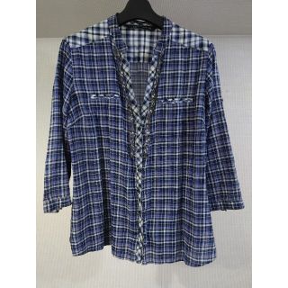 ザラ(ZARA)のZARA　チェックブラウス(シャツ/ブラウス(半袖/袖なし))