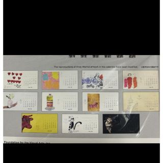 アンディ ウォーホル ANDY WARHOL KYOTO 卓上カレンダー