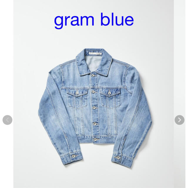 ☆新品☆ gram blue Gジャン　軽量デニム レディースのジャケット/アウター(Gジャン/デニムジャケット)の商品写真