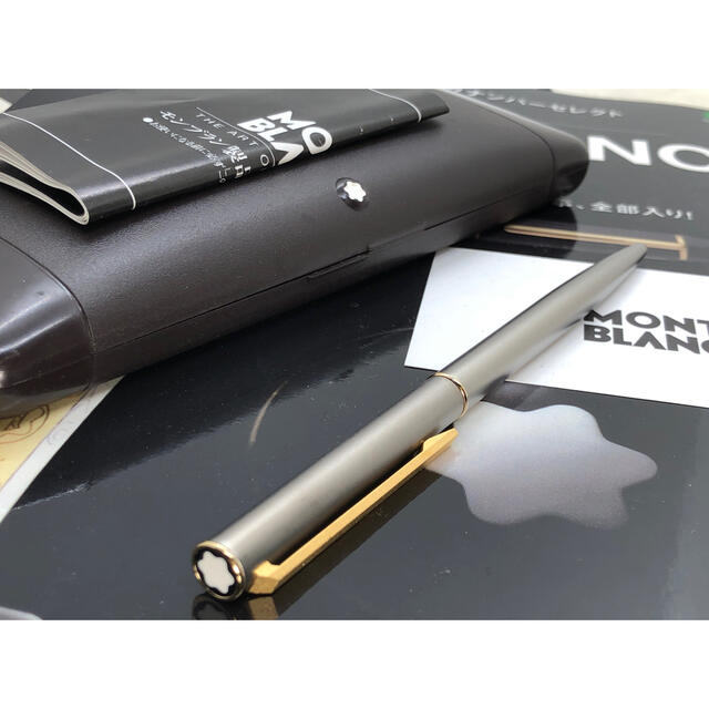 MONTBLANC(モンブラン)の※稀な逸品であるチタノ★高価なチタニウム素材を駆使したNo17200★モンブラン インテリア/住まい/日用品の文房具(ペン/マーカー)の商品写真