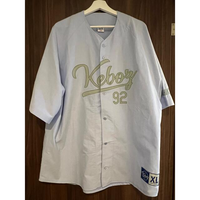 keboz PEACH SKIN BASEBALL SHIRT