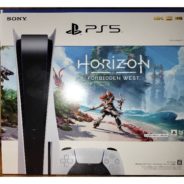 PlayStation(プレイステーション)のPlayStation5 本体 Horizon Forbidden West 同 エンタメ/ホビーのゲームソフト/ゲーム機本体(家庭用ゲーム機本体)の商品写真