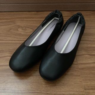 ミスティウーマン(mysty woman)の新品★ mysty woman バレエパンプス　ブラック　黒　Mサイズ(バレエシューズ)